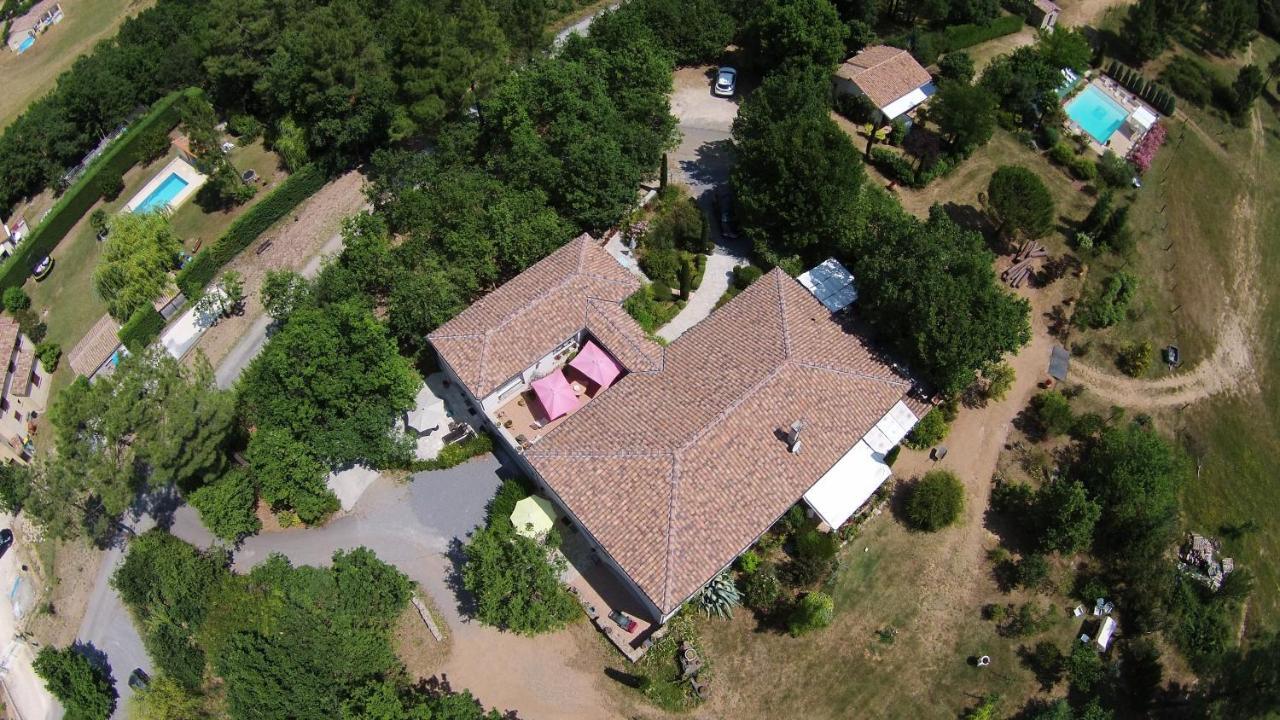 Domaine Du Planas - Patio Villa Ailhon Exteriör bild